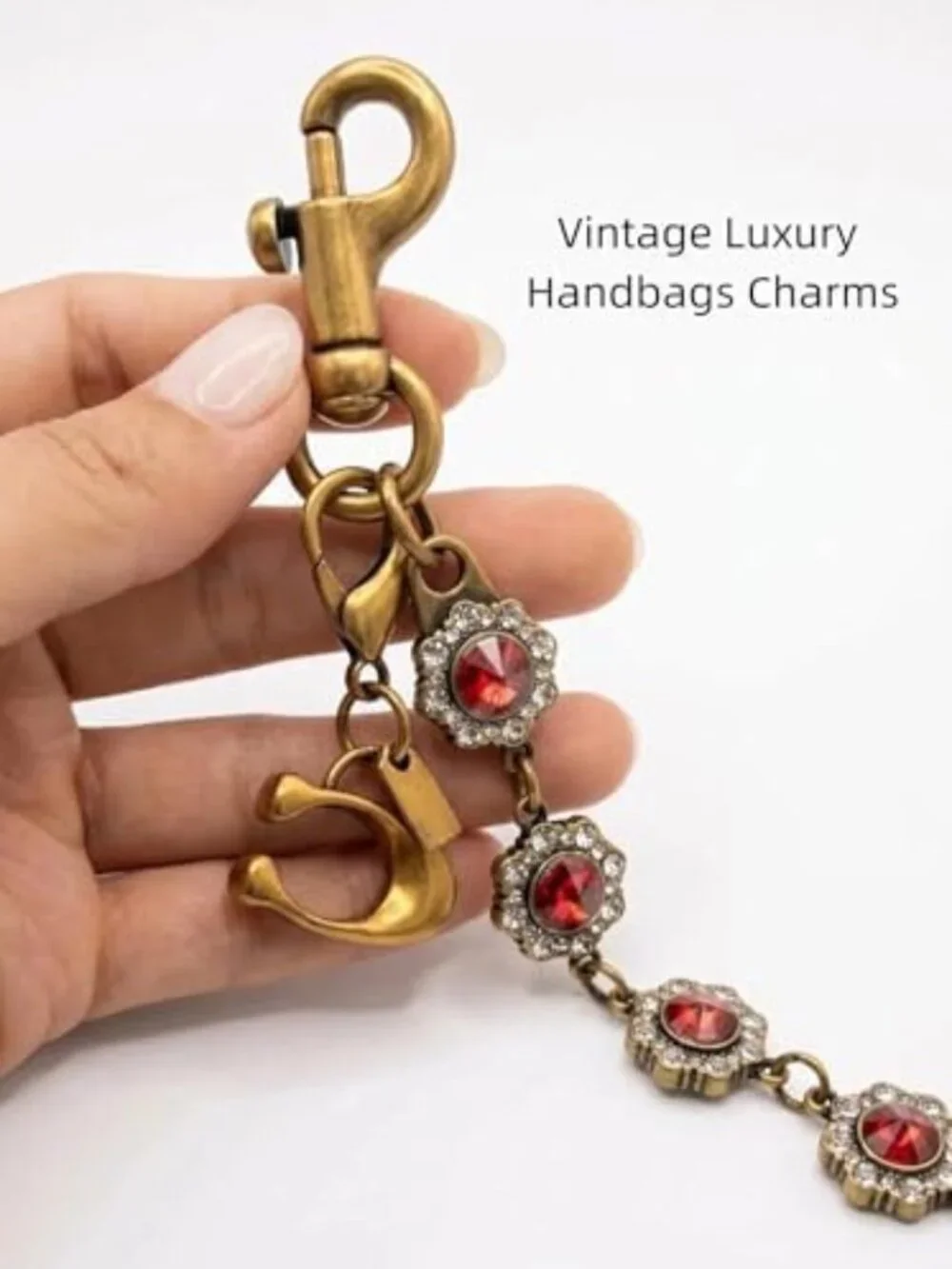 Stylish Gold Bag Charm for Handbags | Chic Purse Chain Accessory